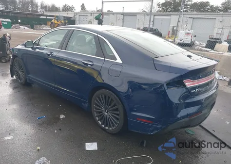 2018 Lincoln Mkz Hybrid Reserve z USA, uszkodzony, nr VIN 3LN6L5MUXJR619763
